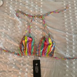 BLACK BOUGH BIKINI TOP